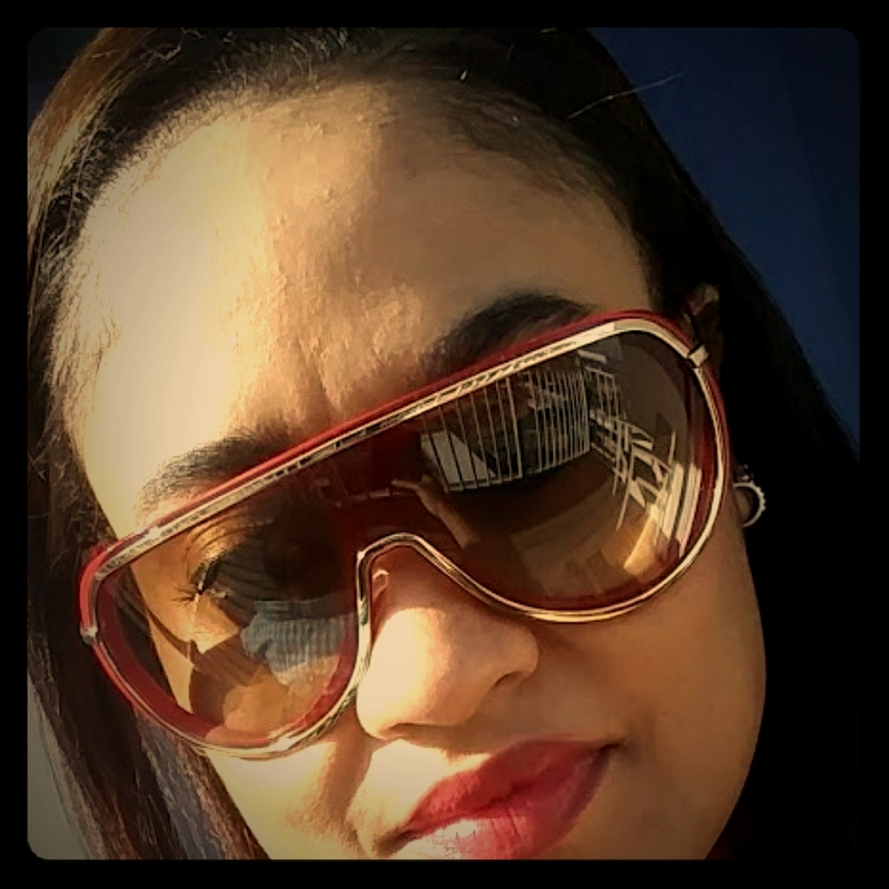 Ralph Lauren Red Sun Glasses